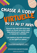 Affiche Chasse à l'oeuf