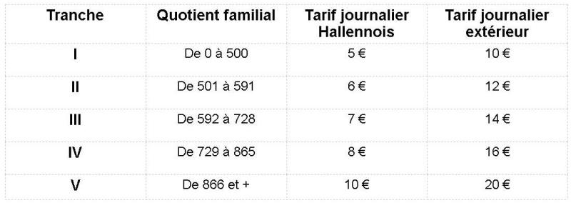 Nouveaux Tarifs Mercredifférents